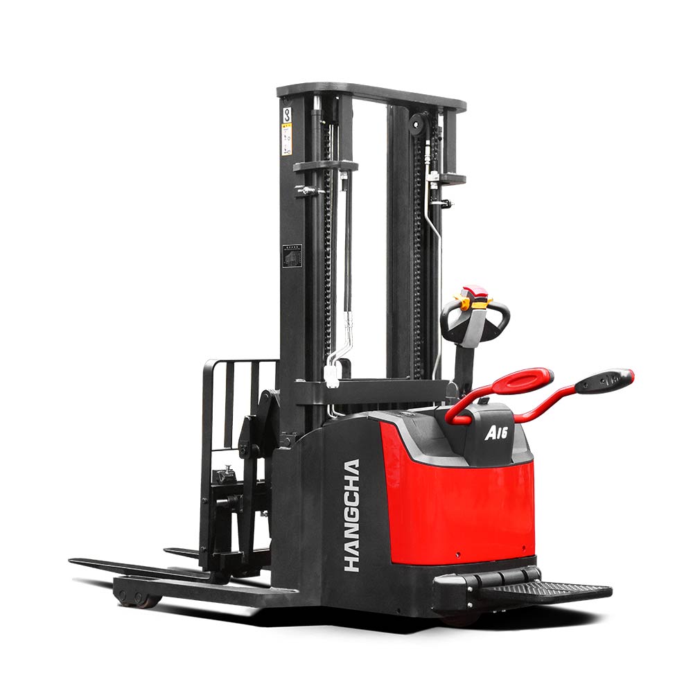 A series high range stand-on pallet stacker with reach fork.jpg
