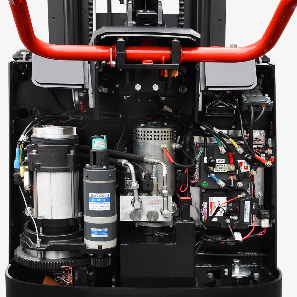 A series high range stand-on pallet stacker with initial lift....jpg